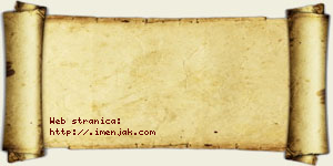 Jana Andrić vizit kartica